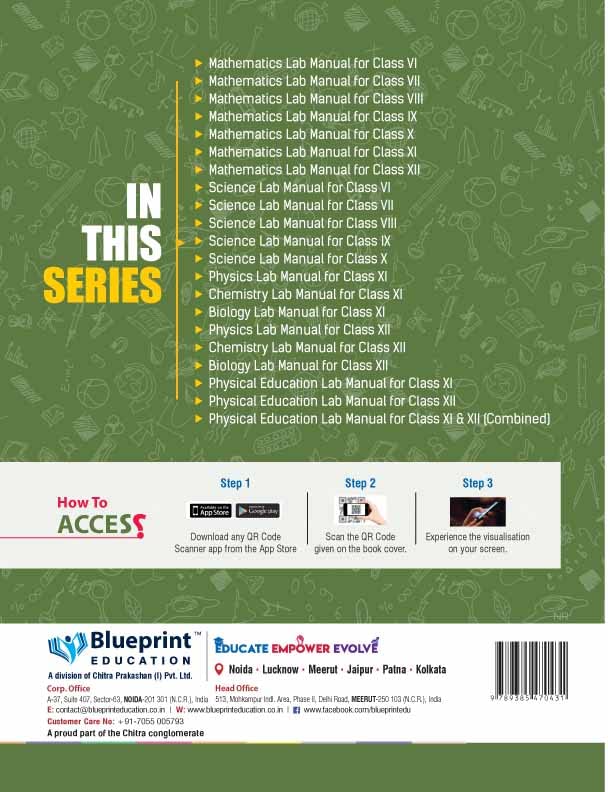 Image of Physics Lab Manual Class 12 |Viva-voce Questions|Lab Experiments|Investigatory Projects| with latest Syllabus prescribed by CBSE - Blueprint Education