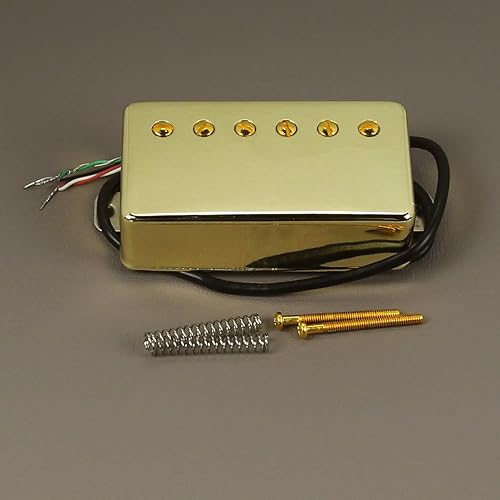 Miniatura 31 de FLEOR Humbucker Pickup - Juego de guitarra de cerámica con cuello y pastilla de puente Golden Fit LP Style guitarra eléctrica