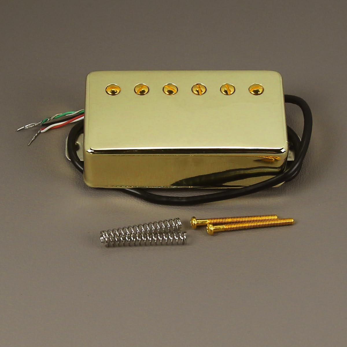 FLEOR Humbucker Dubbele Coil Pickups Hals Pickup Keramische Magneet 7~8k Compatibel met LP Stijl Elektrische Gitaar voor Gitaar Onderdelen Vervanging Goud