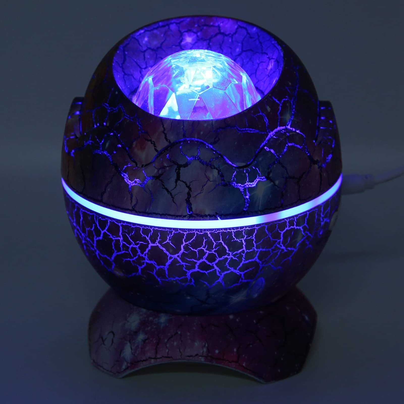 Cocoarm 3D Dinozaur Jajko Projektor Lampa, Bluetooth 5.0 Muzyka