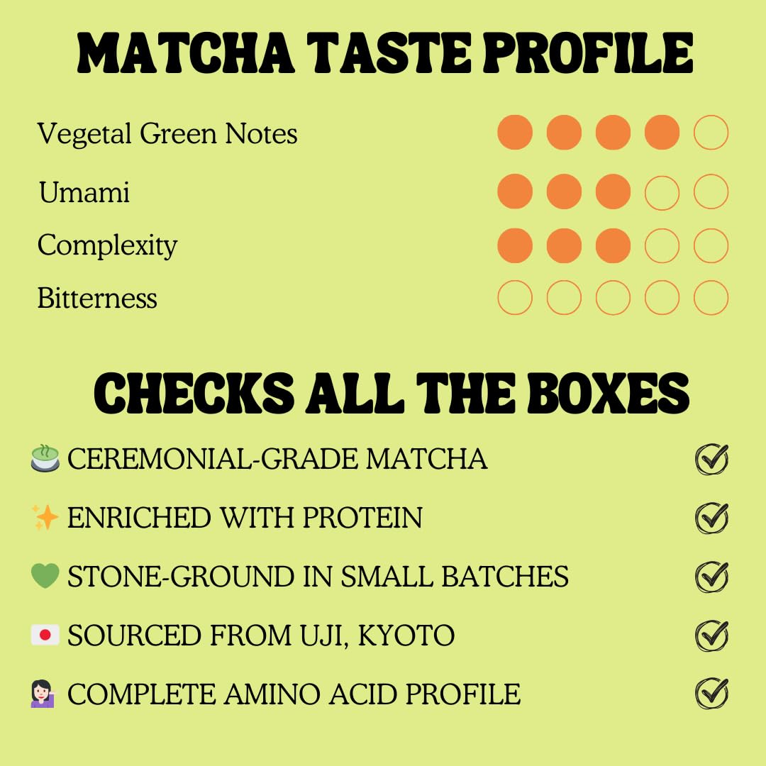 Matcha Masta Matcha Protein 40g 1 41 oz Matcha Tools Kit Set Bundle — view 5