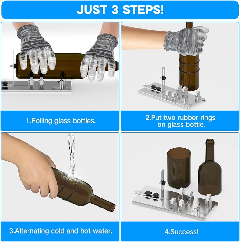 Upgrade Glass Bottle Cutter with Oil
