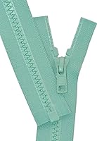 Vista 58 de YKK - Chaqueta Vislon de 22 pulgadas, 5 separadores de plástico moldeado, peso medio por cada uno (color seleccionado) (blanco nieve - 841)