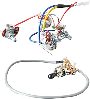 Mrisata Guitar Wire Harness Guitar Wiring Harness Guitar Circuit Cable Guitar Circuit Harness Guitar Circuit Wiring Kit Plug In Type Electric Guitar Harness Connecting Cable