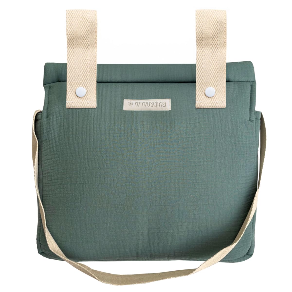 MIMUSELINA | Sac à Langer Bébé pour poussette | Grand bagage avec Grande Capacité et Plusieurs Compartiments | Sac Bébé Maternite Élégant et Pratique | Fait en Espagne