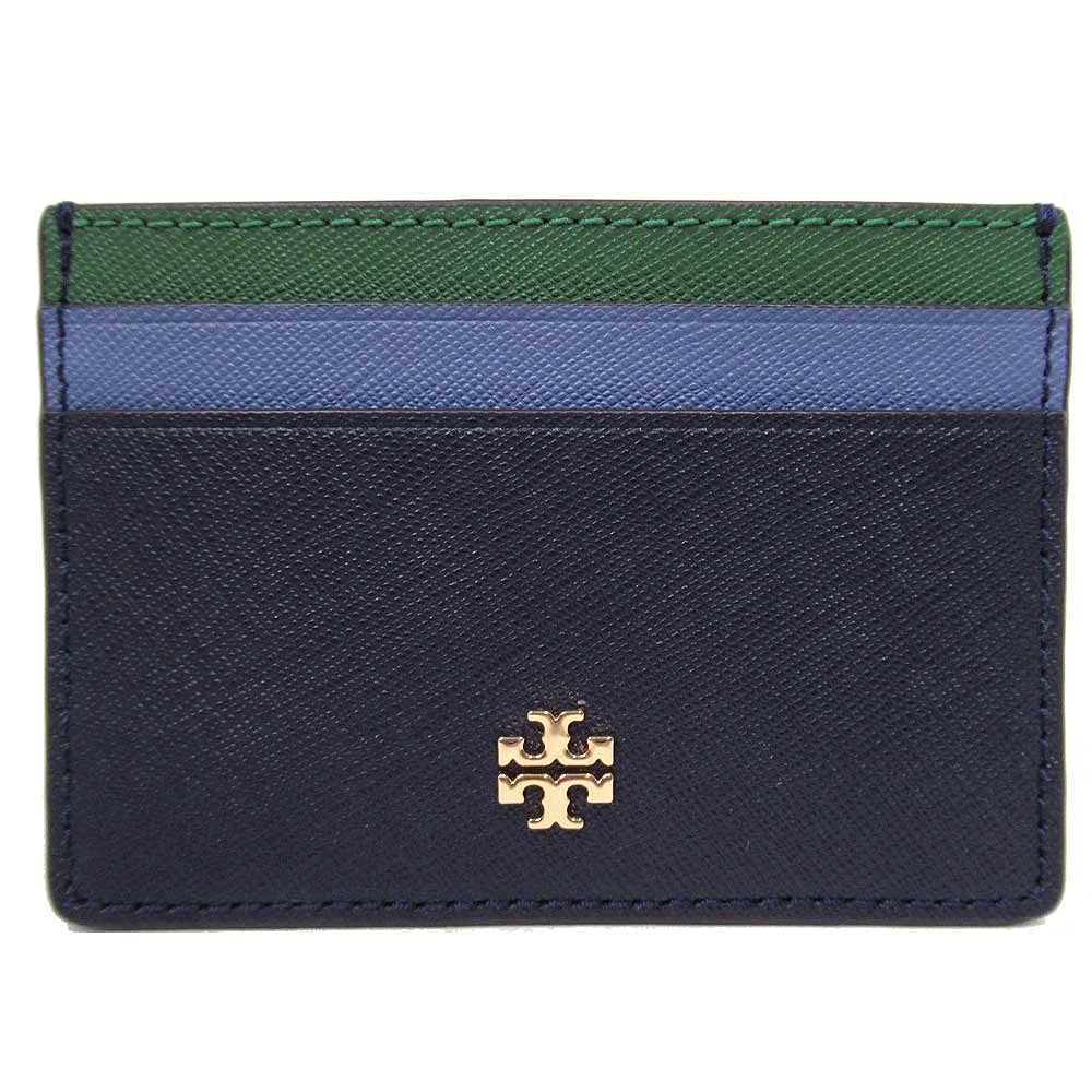 トリーバーチ カードケース レディース TORY BURCH 80136 417 BLUEWOOD TORY NAVY ARUGULA アウトレット  【メール便対応(ネコポス)】 Amazon | [トリーバーチ] カードケース レディース 80136 417 BLUEWOOD