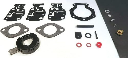 The ROP Shop  Kit de reparación de carburador para 1990, 1991 Johnson E15ELEIA, TJ10RELEIR, 15HP, E15RESR