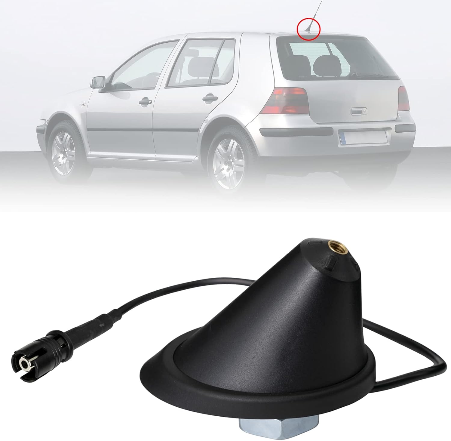 Car Roof Aerial Antenna Base Seal Mount Adapter Vehicle AM