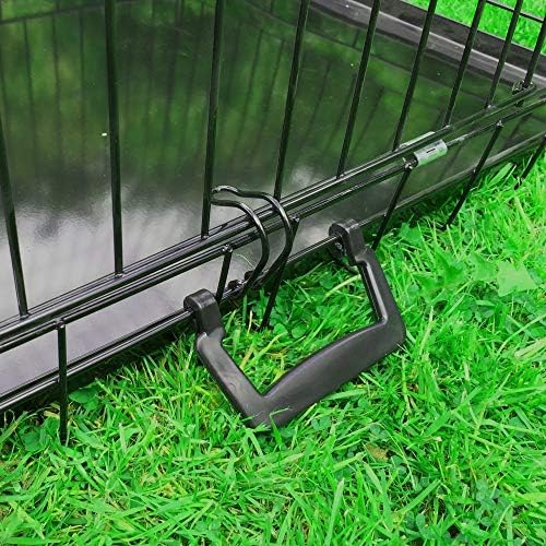 AVC Medium Pet Dog Puppy Cat Metal Foldable Carry Transport Training Cage Crate (Medium)