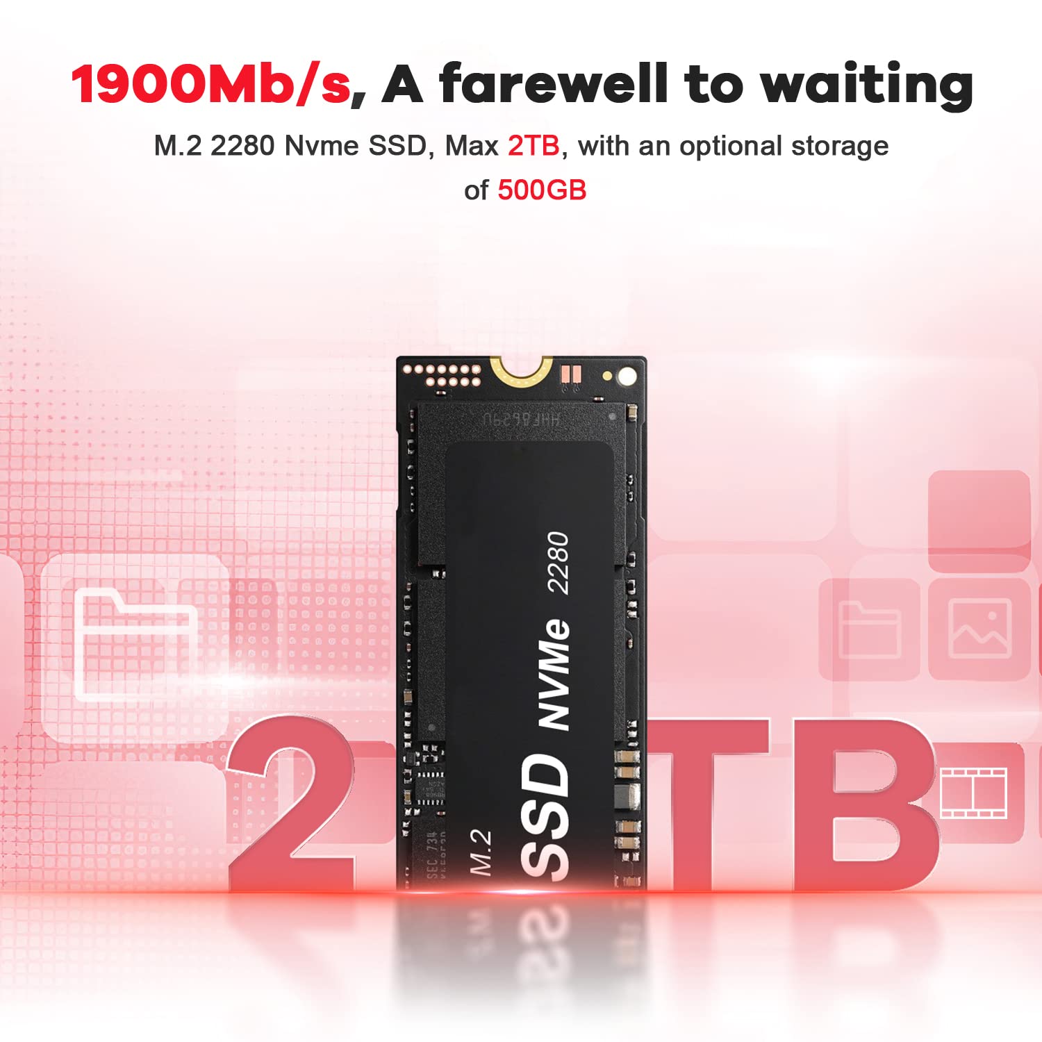 美品 Beelink SER6 Pro/Ryzen7 7735HS/office Beelink SER6 Pro+、AMD Ryzen 7 7735HS / DDR5 RAM / PCIe 4 SSD