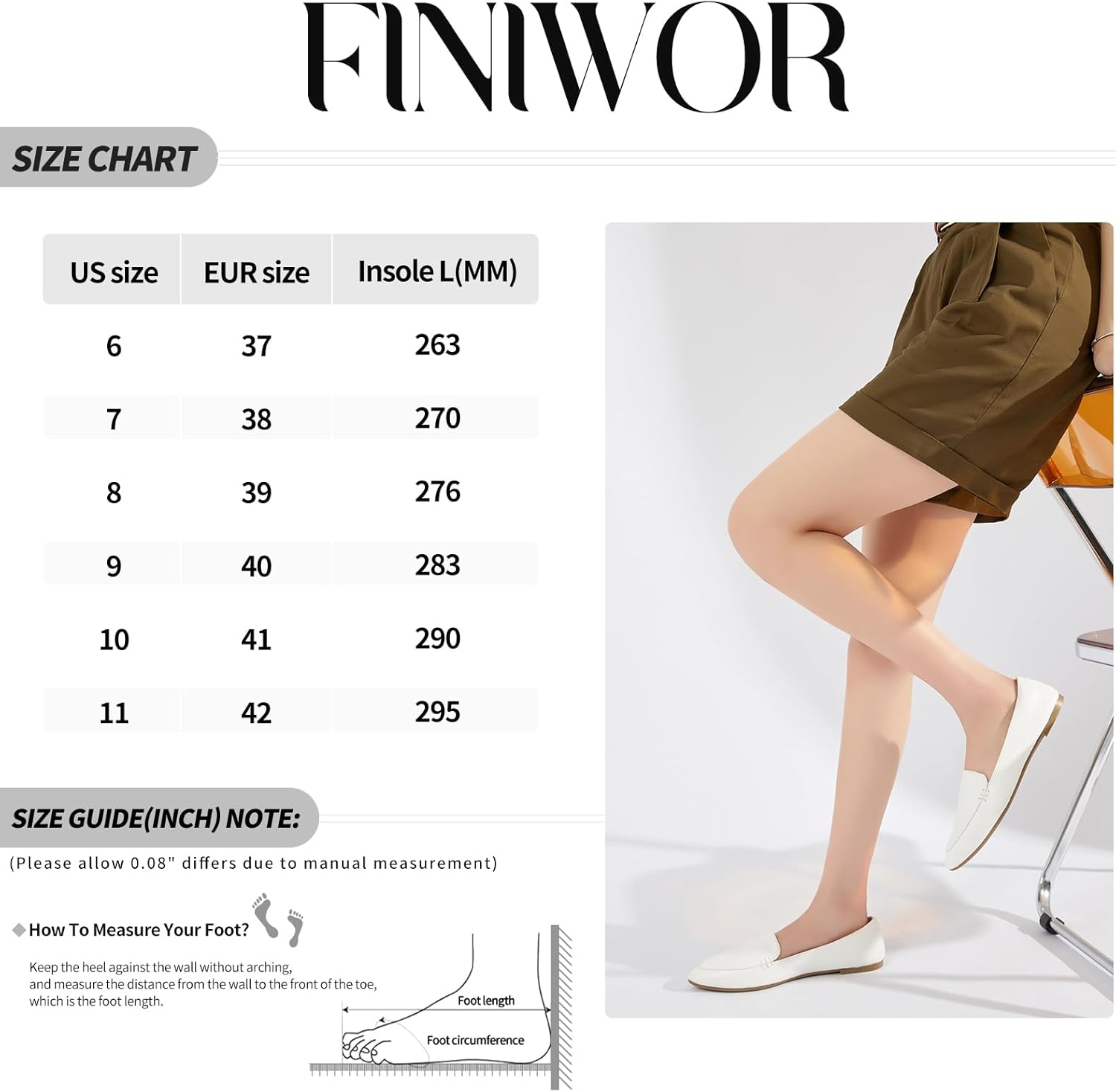 FINIWOR Loafers for Women Flats Shoes Women Pointed Toe Dress Shoes Comfortable Memory Foam Penny Loafers Slip On Shoes