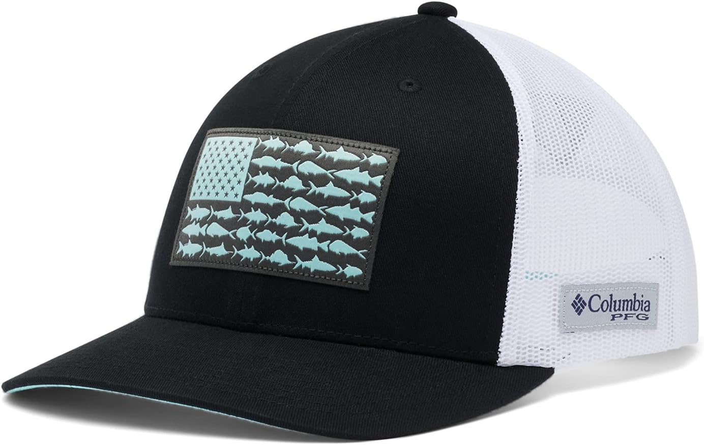 Columbia Unisex PFG Fish Flag Mesh Ball Cap