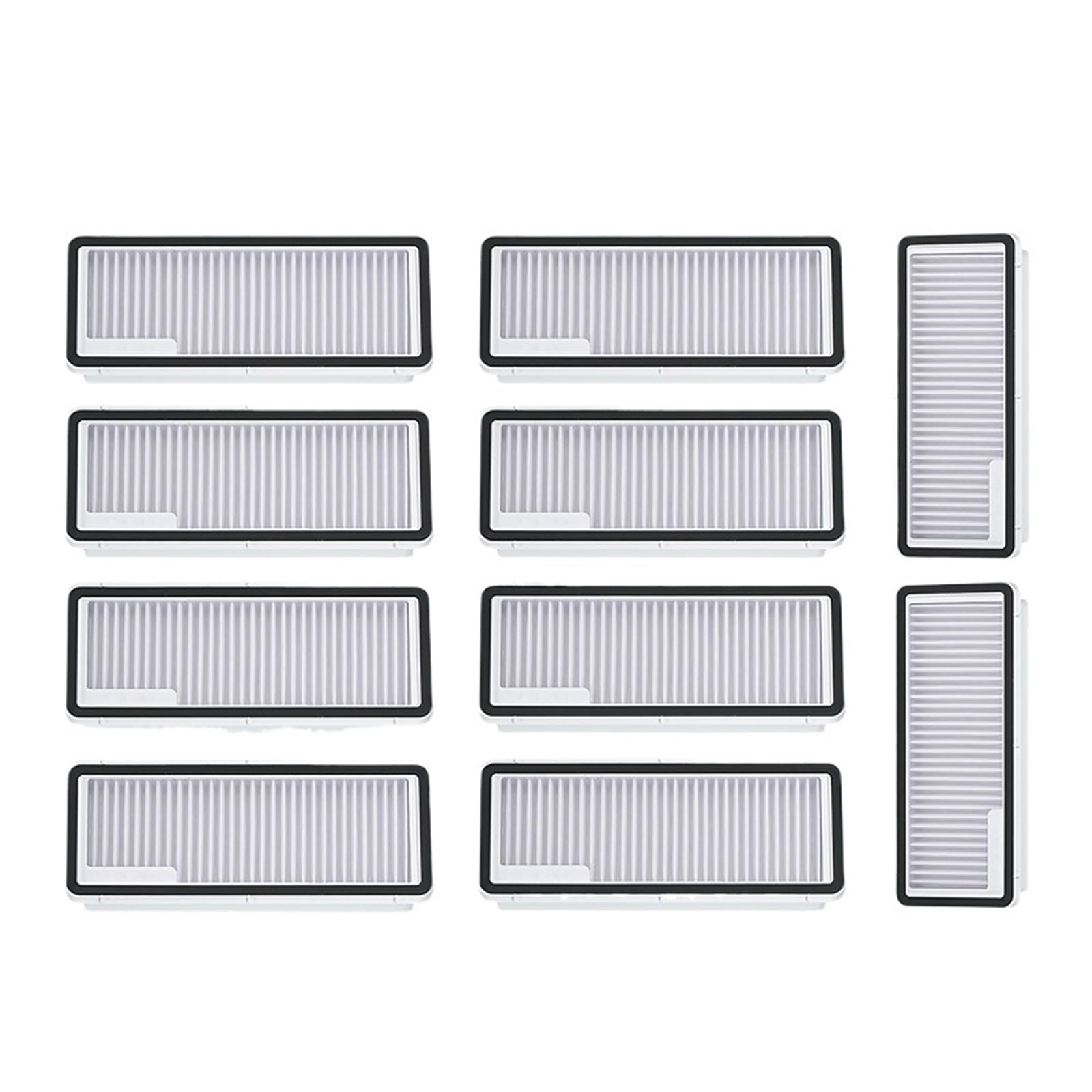 BDRPJDCHQ Compatible For Narwal J4，Freo X Ultra/J4 Lite Robot Vacuum Cleaner Parts Side Brush Filter Mop Replacement Accessories(C-10PCS)