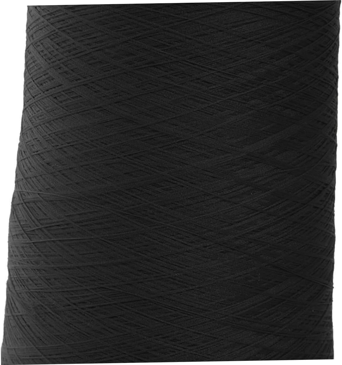 Holibanna Strong Polyester Thread Black Overlocking Sewing Machine Thread Cord for Embroidery