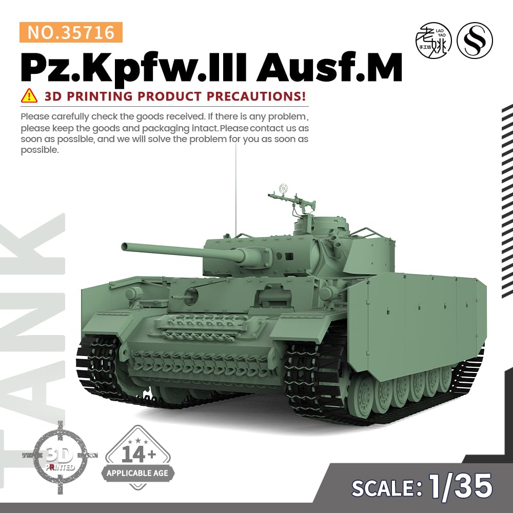 MRY-SFW SS35716 1/35 Model niemiecki Panzer III Ausf. Czołg średni M