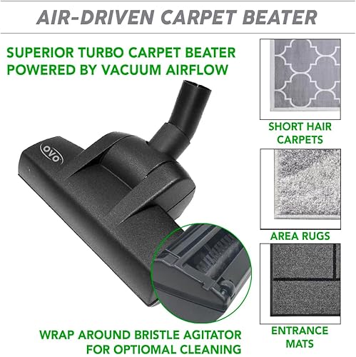 Miniatura 6 de OVO Potente sistema de aspiración central resistente, filtración híbrida (con o sin bolsas desechables) 35L o 9.25 galones, 700 vatios de aire con