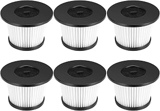 6 Pack Vacuum Filter for MOOSOO K24 Cordless Vacuum Cleaner, HEPA Replacement Filter Moosoo K24 Cordless Vacuum Cleaner【Not Fit for Wowgo】