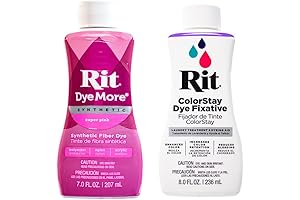 Rit DyeMore Synthetic Liquid Fiber Dye in Super Pink: Transform Your Fabrics with Ease