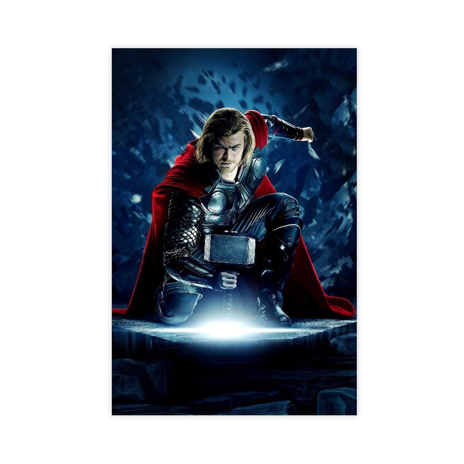 XINGBA Classic Thor Thor Odinson Chris Hemsworth Movie Universe 16 Canvas Poster Bedroom Decor Sports Landscape Office Room Decor Gift Unframe: 12x18inch(30x45cm)