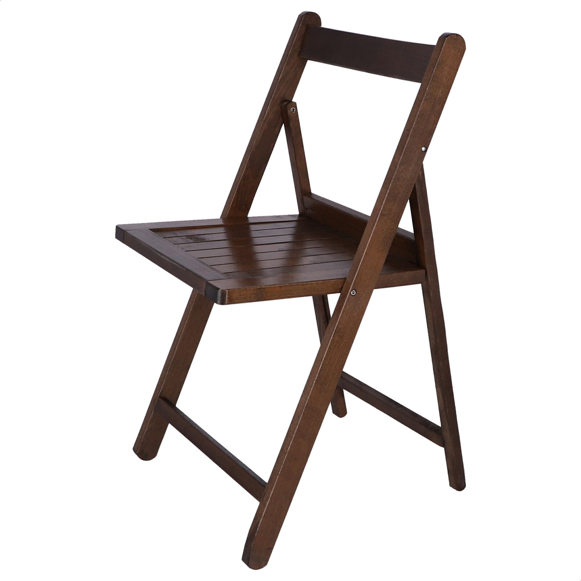 Mueblear Silla Plegable, Nogal, 42x47x79
