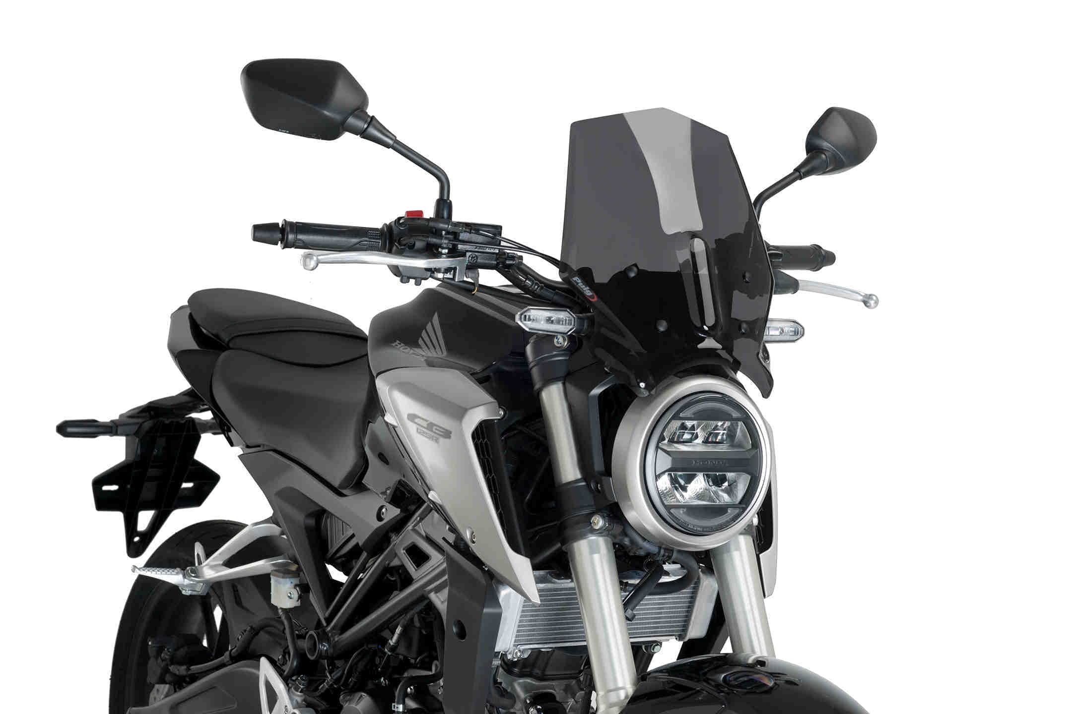 Puig New Generation Sport Screen Smoke For Honda Cb125 R Neo Sports Cafe (18-23) Dark 8435529304513