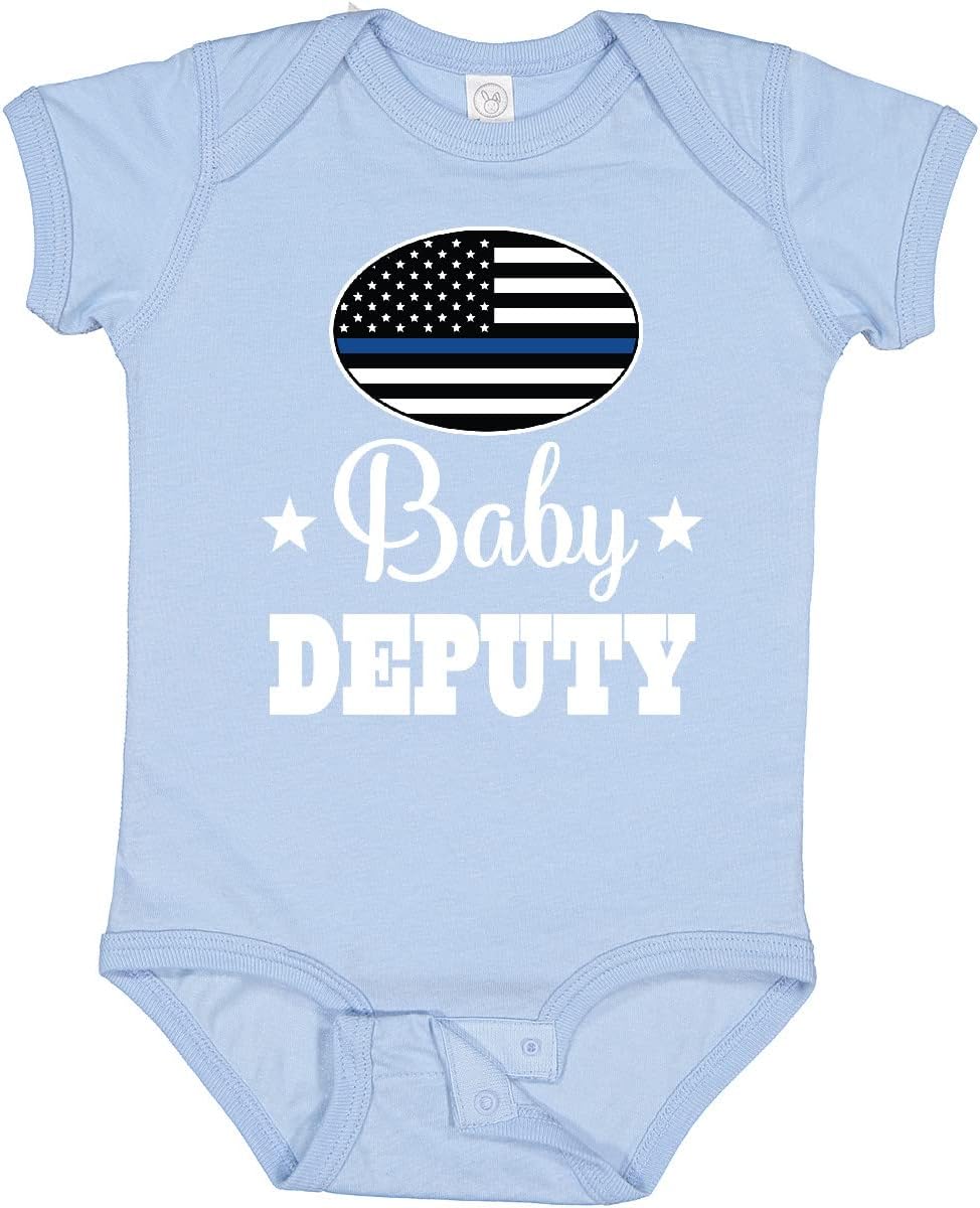 inktastic Sheriff Baby Deputy Law Enforcement Baby Bodysuit