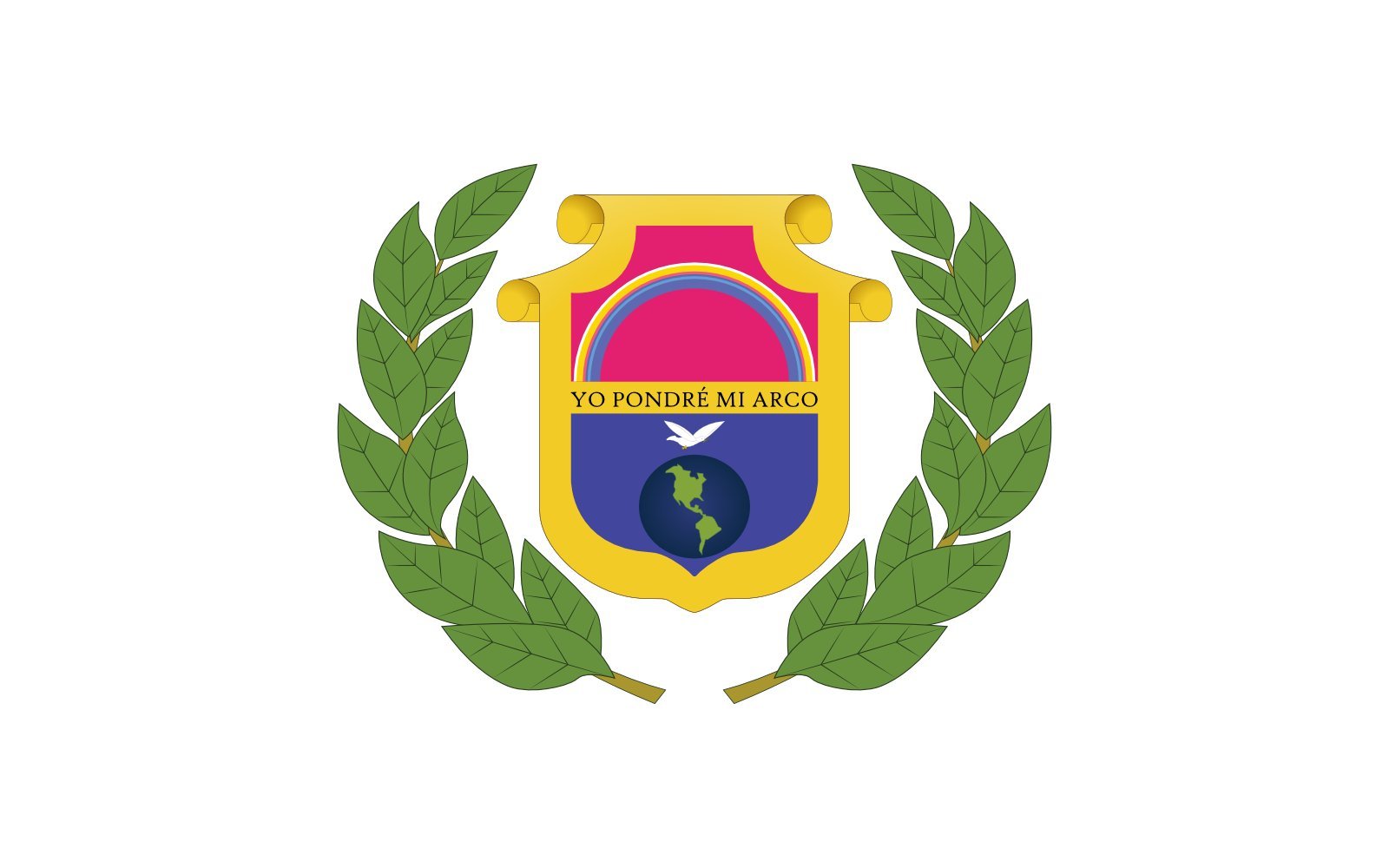 Drapeau Alta Verapaz grand format pour mât pavillon du Guatemala