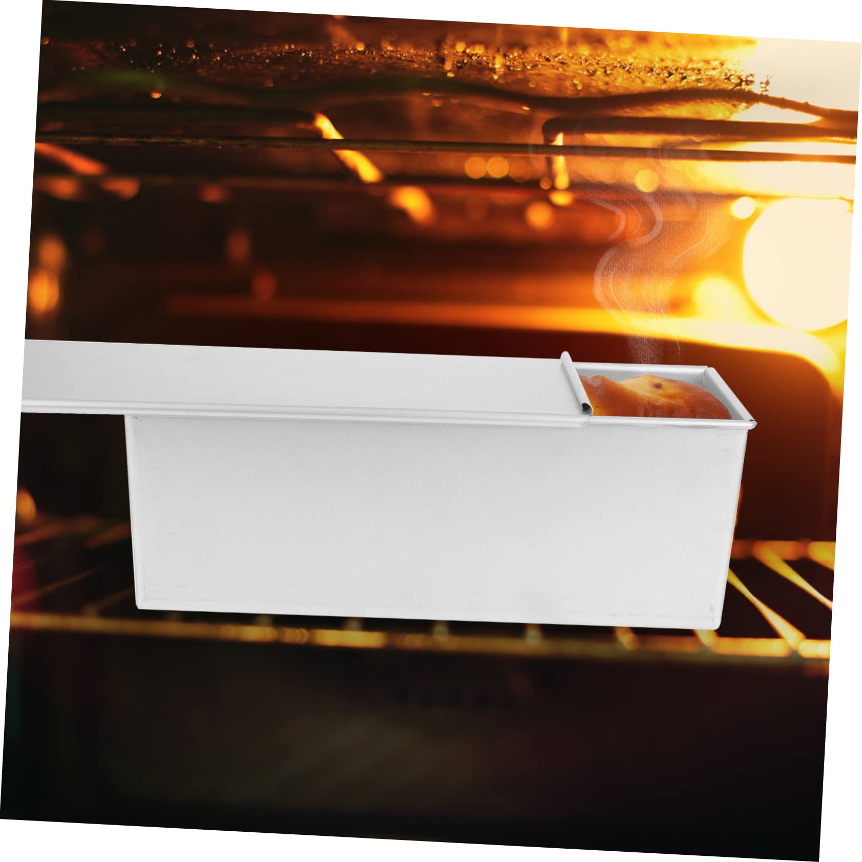 ifundom Metall-backform Mit Deckel Antihaftbeschichtete Brot-backform Langlebige Toaster- Für Gleichmäßiges Backen Für Haushalt Und Profi-bäcker