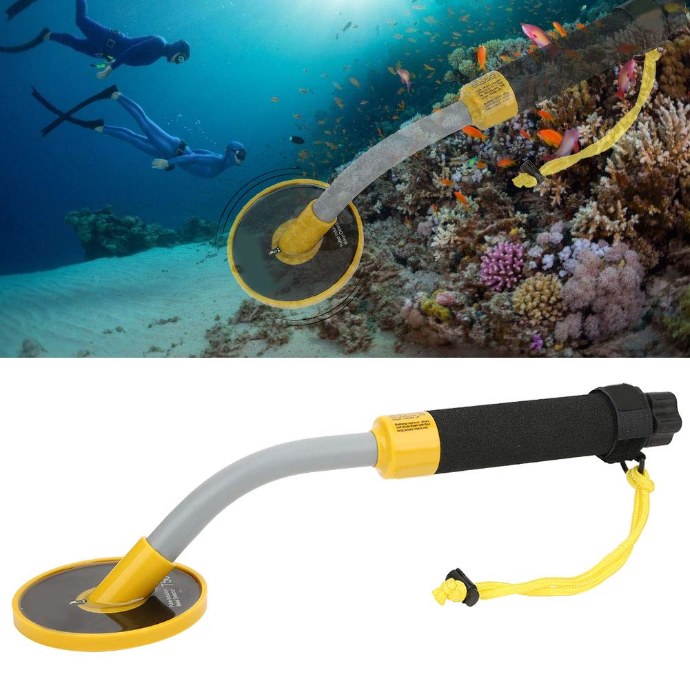 PI750 Rilevatore di metalli professionale Palmare a induzione di impulsi Rilevatore subacqueo da 100 piedi per ricerca di tesori in oro da spiaggia ABS 43 cm