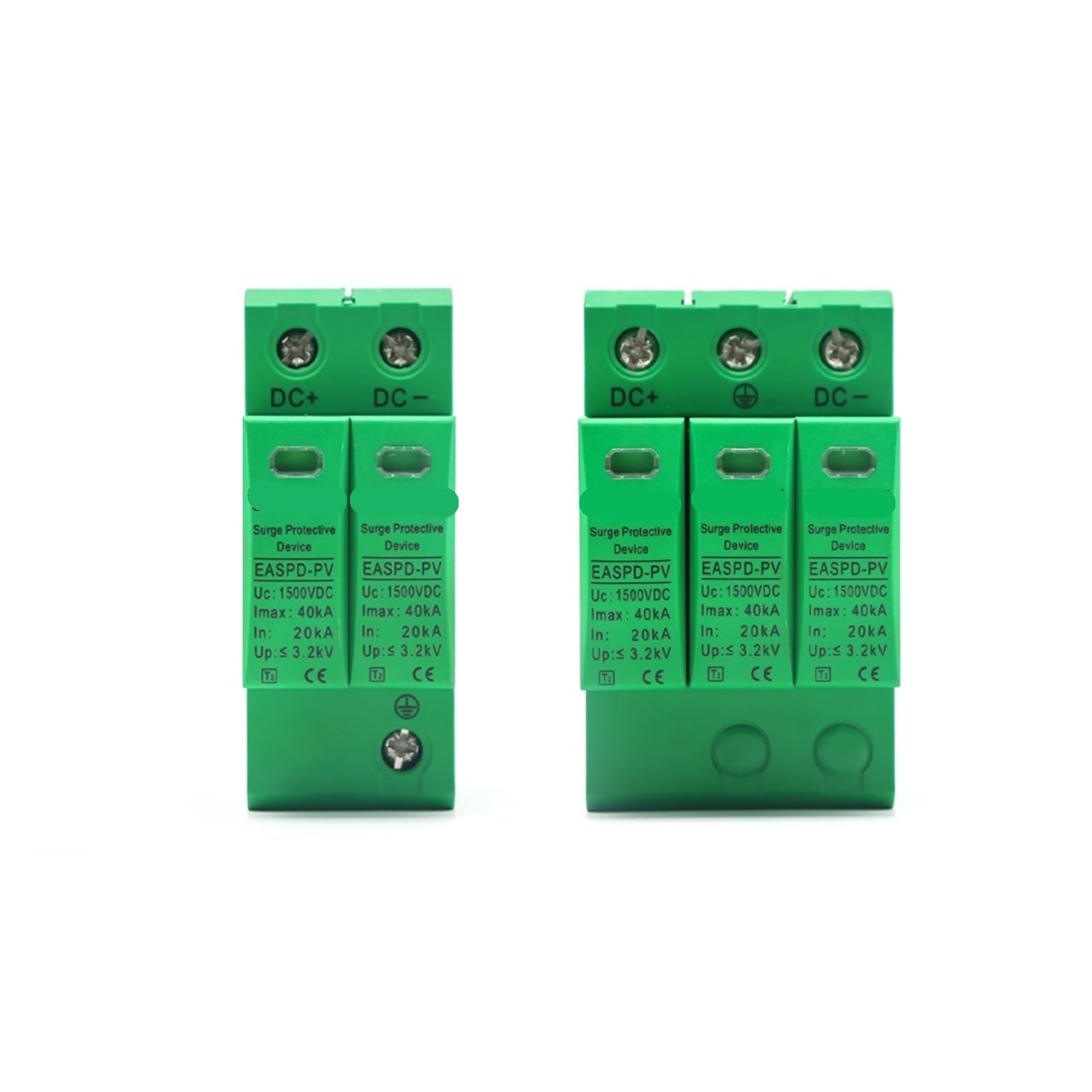Protector de rayos CC para proteger los paneles solares de la casa de campo