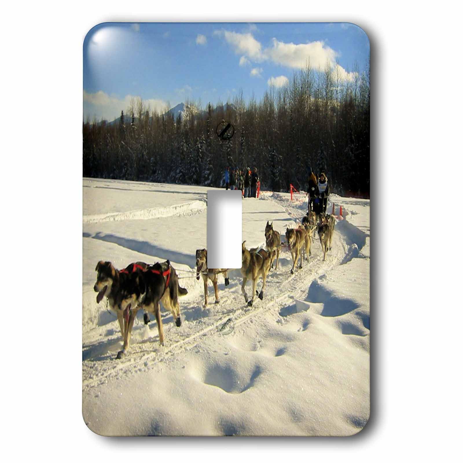 Interrupteur à baïonnette avec impression haute définition Iditarod Fairbanks