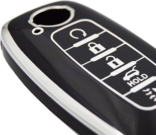 Miniatura 5 de Funda protectora de TPU para llavero inteligente + llavero para llave remota para Nissan Rogue Pathfinder X-trail 2023 2024 285E3-7LA6A