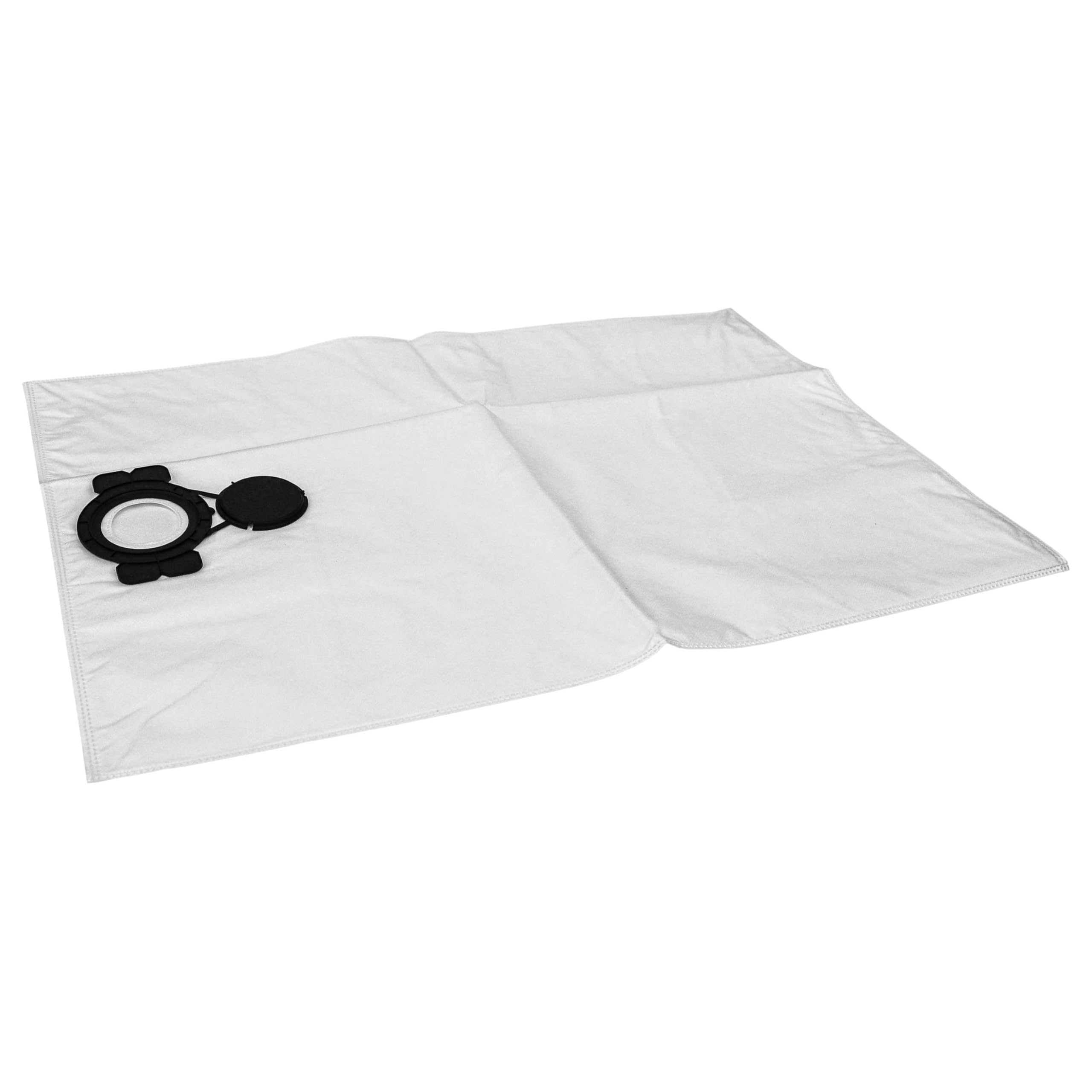 vhbw 20x Staubbeutel kompatibel mit Milwaukee AS 30 MAC | AS 42 MAC, AS 30 LAC Staubsauger - Vlies, 30l Füllvolumen, 74cm x 51cm Weiß