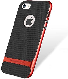 Amazon Co Uk Iphone 5c Cases Covers Accessories Electronics - genuine rock royce ultra slim hybrid shockproof iphone se 5 5s case cover red