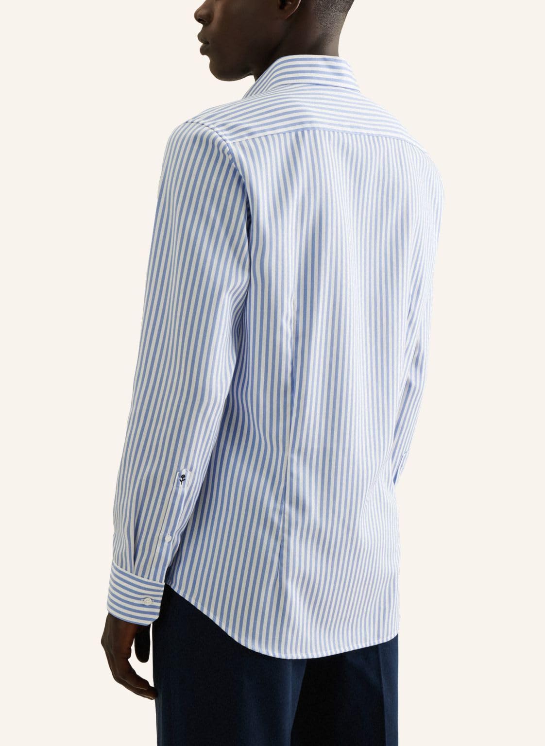 Seidensticker Herren Slim Fit Langarm Hemd