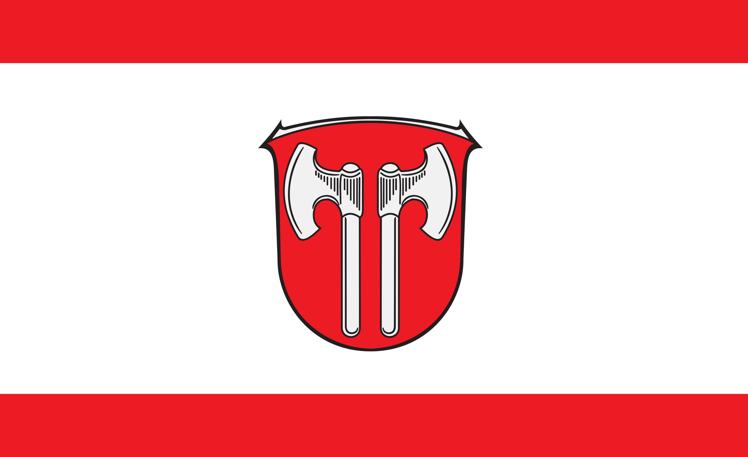 Drapeau Antrifttal de Hesse en tissu résistant de 150 x 90 cm pour mât