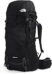 THE NORTH FACE Terra 55 Sac à dos - Pack de randonnée unisexe, Cinch-Top avec fermeture éclair, Hipbelt rembourré, Pole & Pièces jointes à la hache de glace