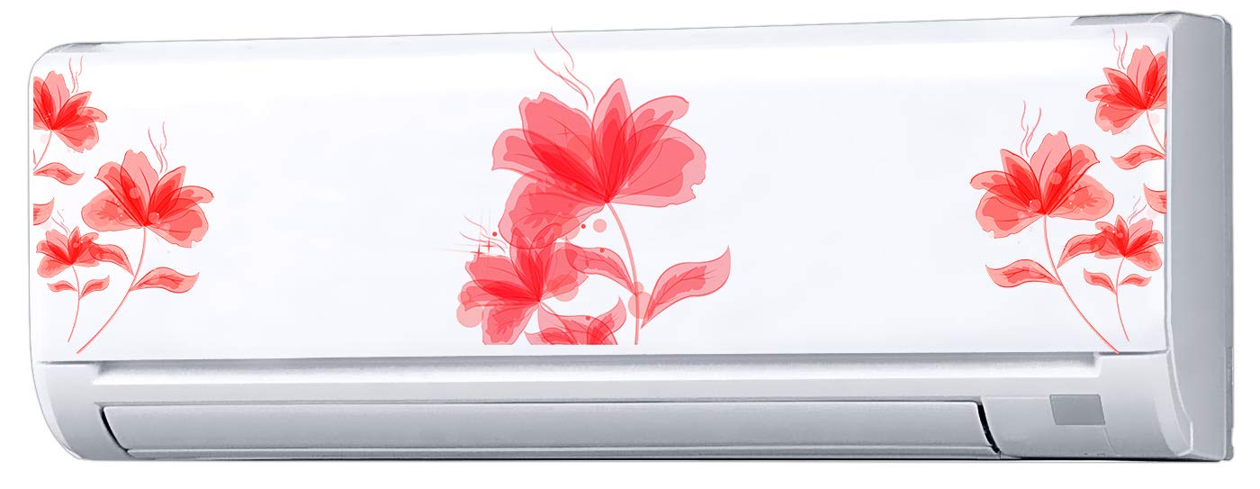 Decopix 'ac Sticker Fridge Sticker Wall Sticker Split Ac Stickers Air Conditioner Sticker - Standard Size (Fit for All Models/Sizes/Brands) (Vinyl, Multicolor)' - Sm6006