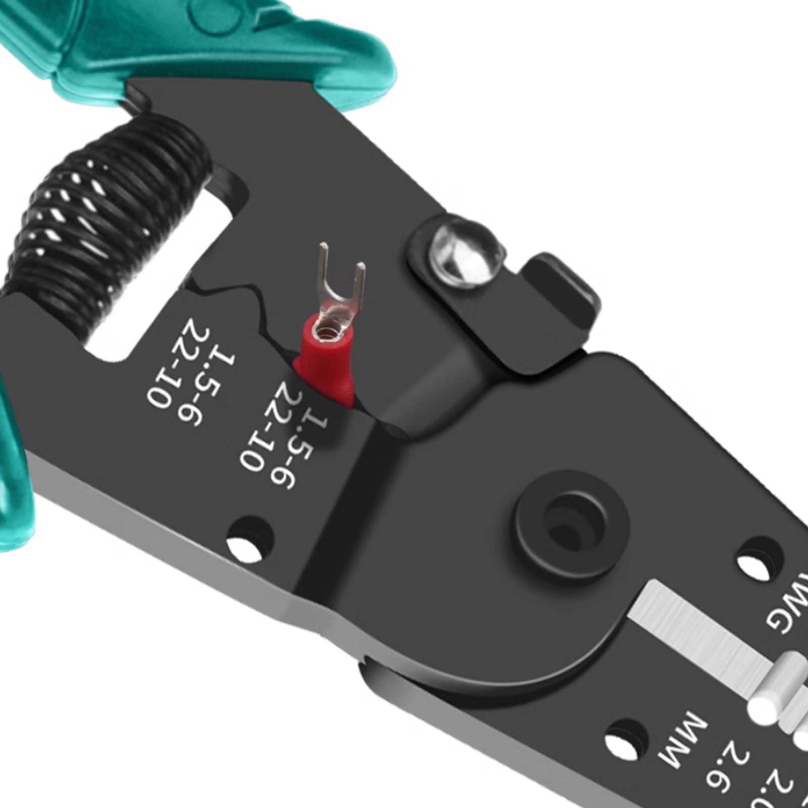 Tijeras de Pico de Pato para Electricista, para Pelar Cables, con Aislamiento Automático, con Cuchilla Afilada (6 Pulgadas)