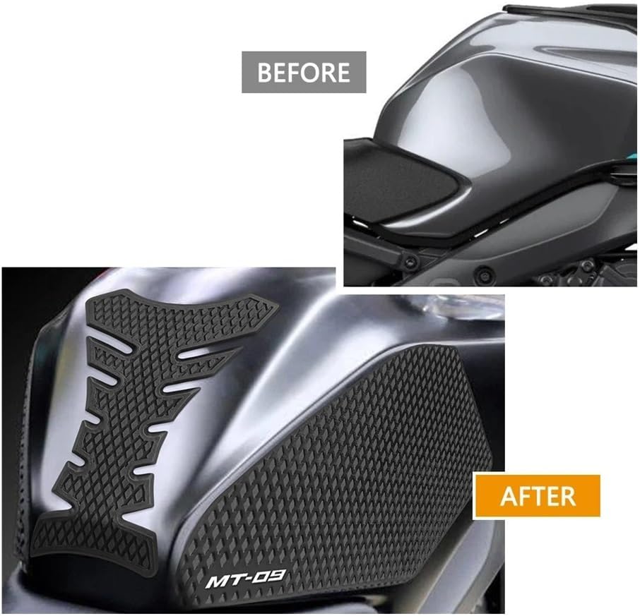 Tank Traction Pad for Mt 09 MT09 MT-09 2024 Tank Pad Protector Sticker Decal Gas Motorcycle Accessories Tank Traction Pad