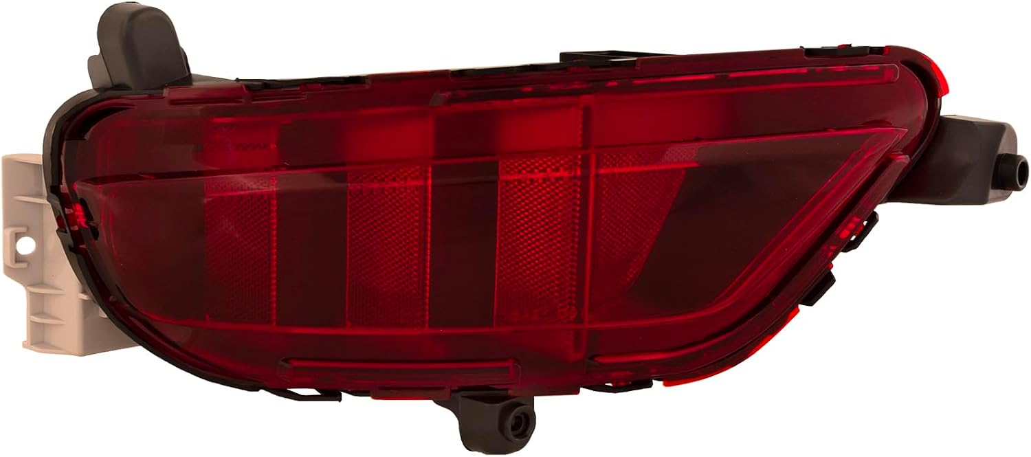 HEADLIGHTSDEPOT Reflector Compatible With Mazda CX5 2017-2021 CAPA Certified Left Driver Side Rear Bumper Mounted