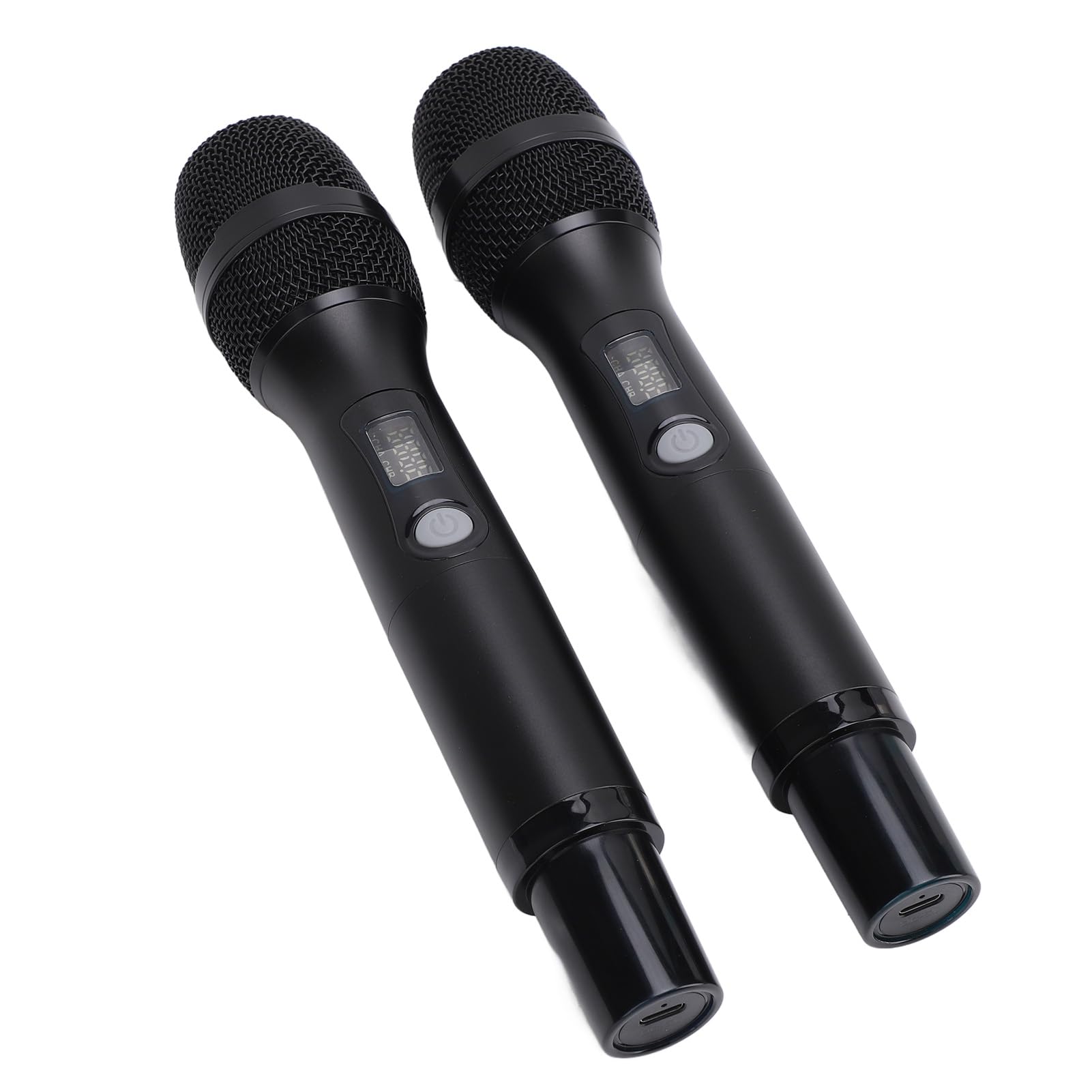 Mikrofon do Karaoke Podwójny Mikrofon Bezprzewodowy Ręczny Bezprzewodowy UHF Dynamic z ładowalnym Odbiornikiem do śpiewu KTV, Wyjątkowo Czysta jakość Dźwięku, kompatybilność
