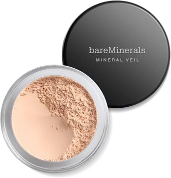 bareMinerals Mineral Veil Translucent Loose Setting Powder, Talc-Free | Weightless vegan formula sets makeup, extends wear, and absorbs excess oil while blurring pores for a soft-focus finish