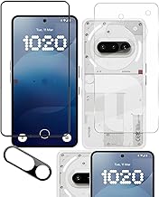 Tempered Glass Screen Protector Compatible for Nothing Phone (3a) 5G | Front And Back Screen Guard With camera lens protector