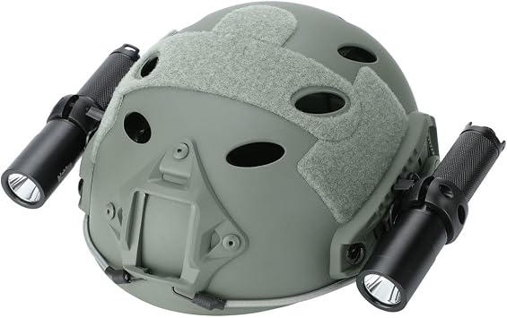 Bigblue Technical Diving Helmet, Two Mounts - Gray, Large