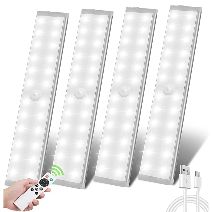 Buy Under Lighting Remote Control 48LEDs Motion Sensor Closet Light Indoor Battery