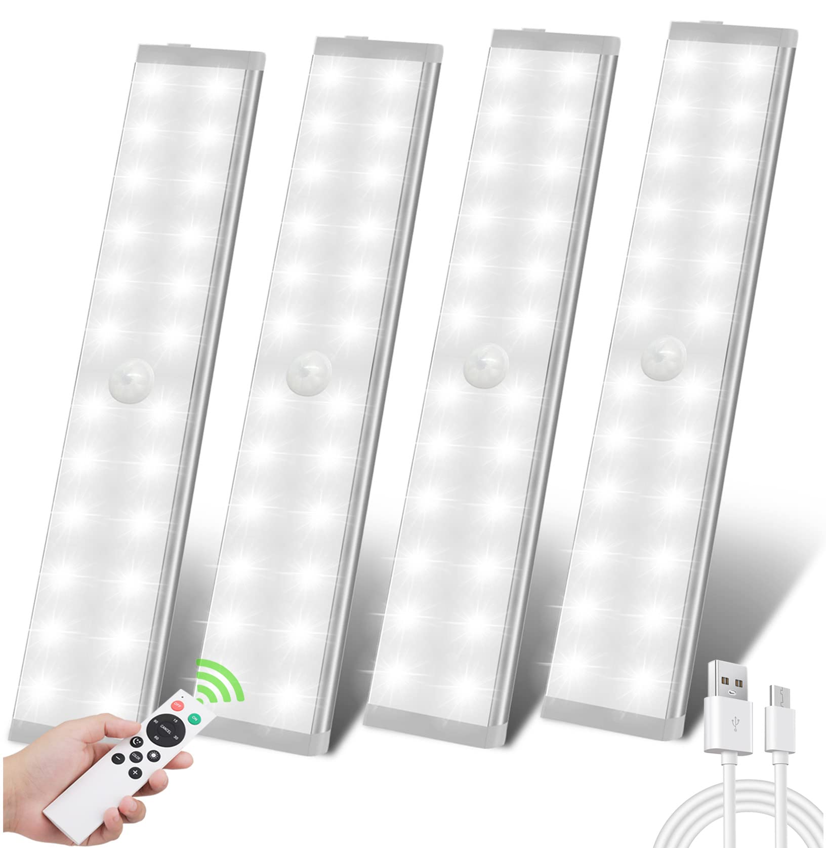 Buy Under Lighting Remote Control 48LEDs Motion Sensor Closet