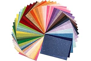 50 Sheets of Natural A4-Sized Washi Paper for Artists and Artisans
