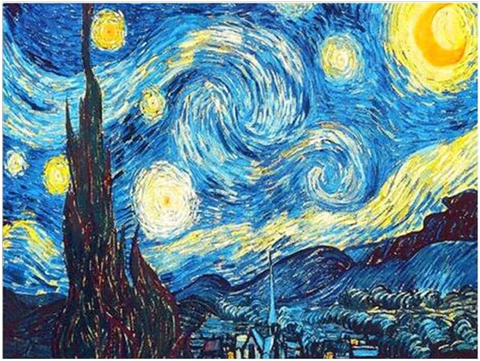 Crafts Graphy Diamond Painting Kits for Adults, Arts Craft Home Wall Decor, Crystal Rhinestone Embroidery Pictures, Full Drill DIY 5D Paint by Numbers, Starry Night, Large Size 16 x 20 Inches