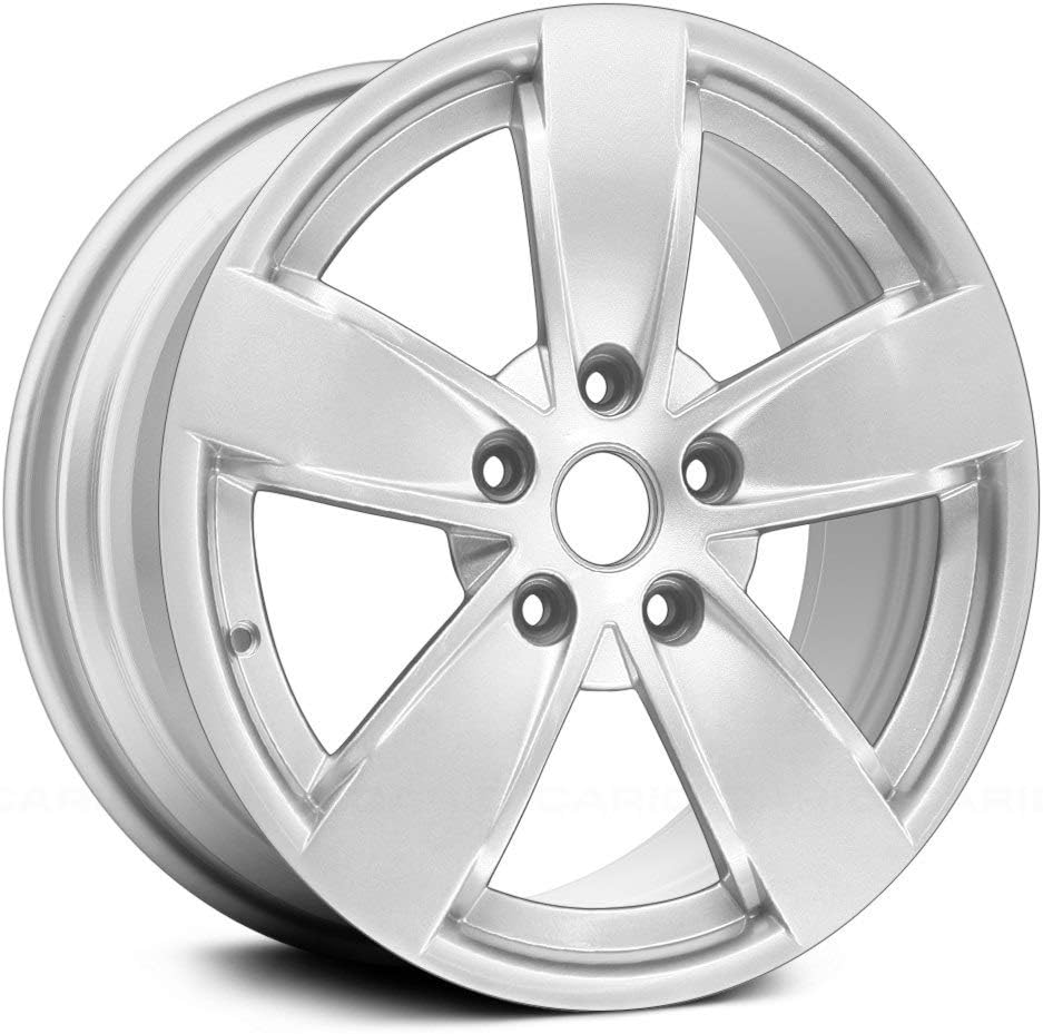 17x8 Alloy Factory Wheel 5-Spoke Silver - Reman for Pontiac GTO 2004-2006 Direct Replacement